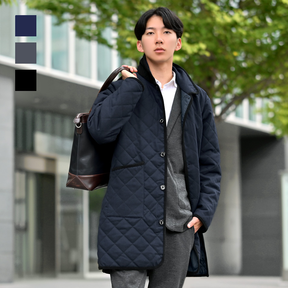 EVOLUTION（エボリューション） キルティングコート メンズ ステン