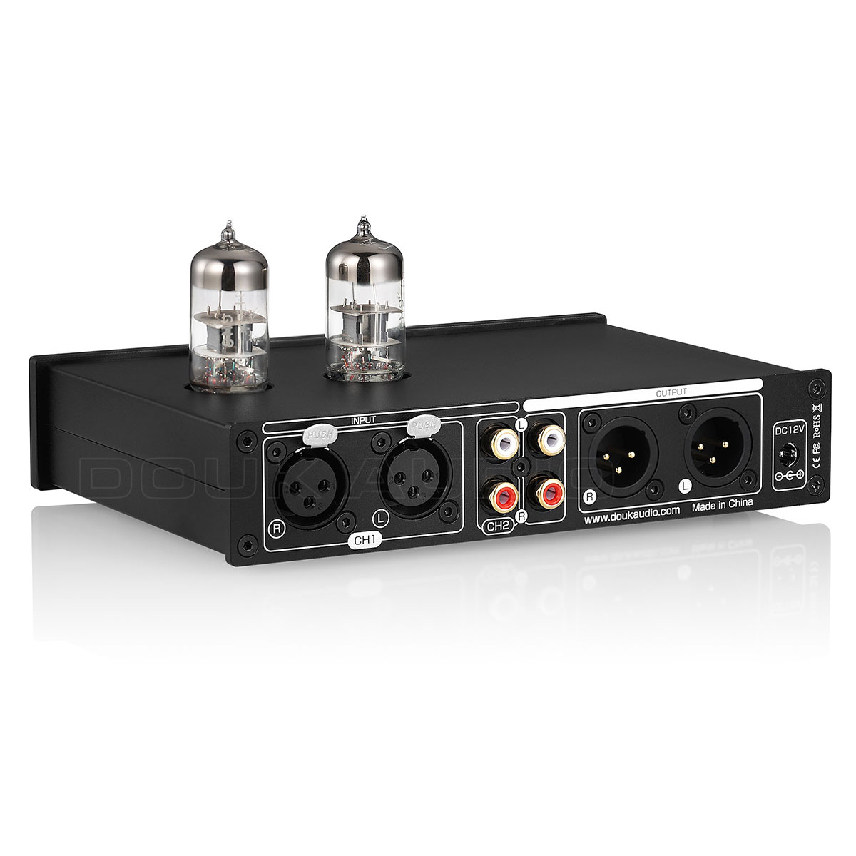 HiFi 6N3 真空管 5バンド EQ プリアンプ イコライザー XLR ホーム