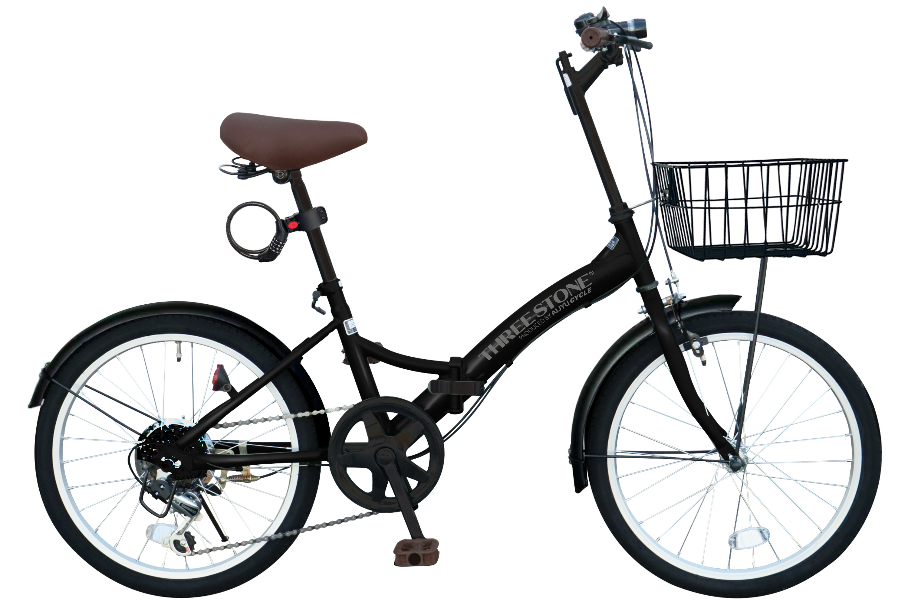 アイジュサイクル 折りたたみ自転車 20インチ シマノ製 6段ギア