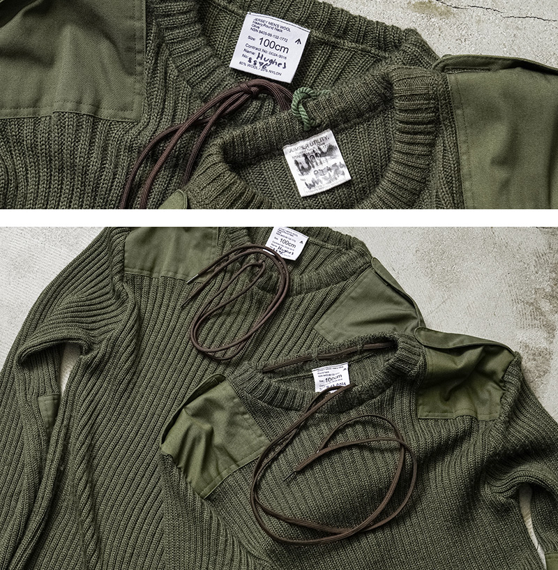 MILITARY（ミリタリー） 実物 USED イギリス軍 ドローストリングネック