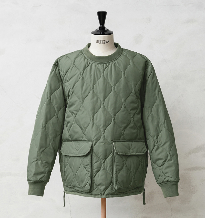 TAION（タイオン） TAION-100PML-1 MILITARY LINE クルーネック ダウン