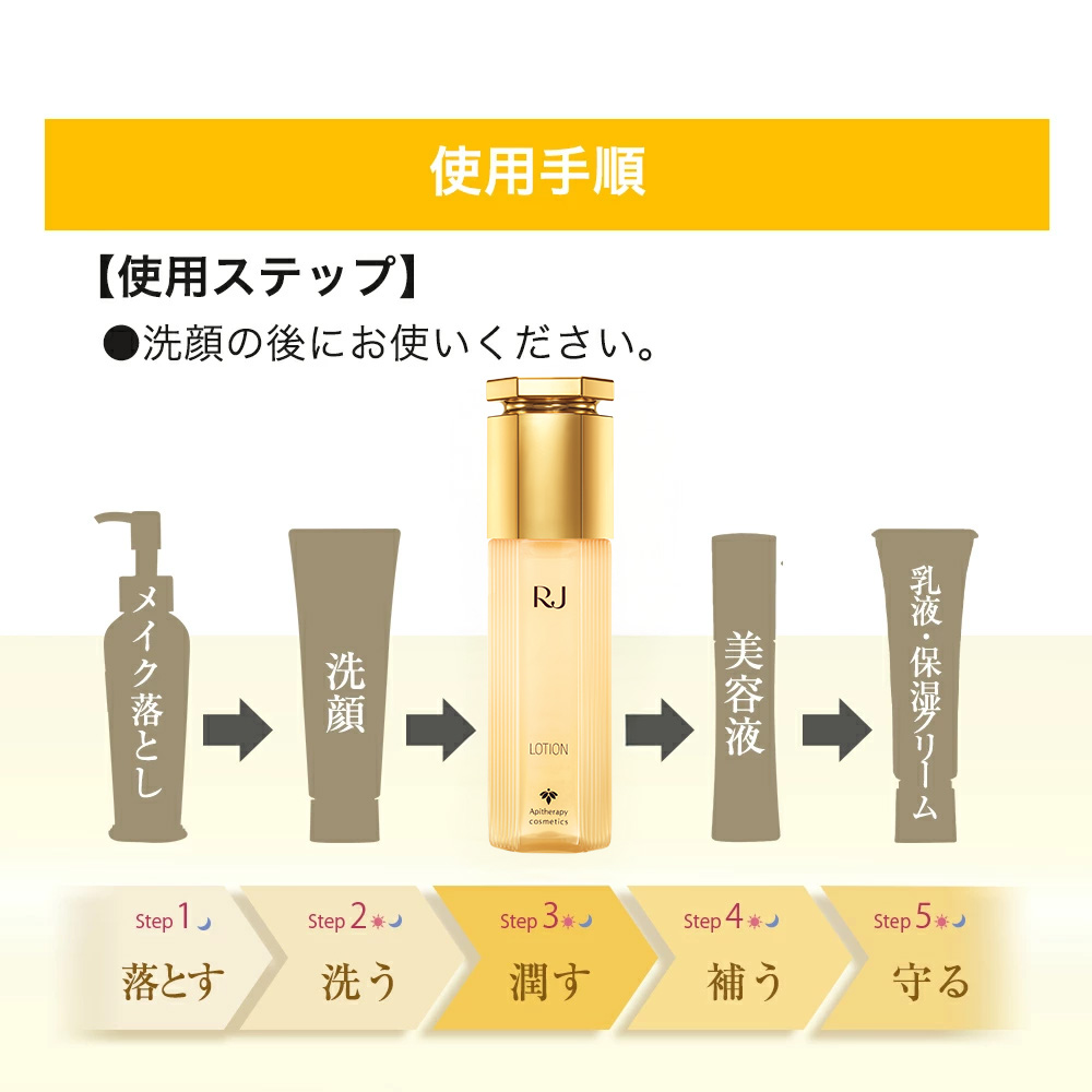 山田養蜂場 RJローション S しっとり(乾性肌) 化粧水 120mL ローション