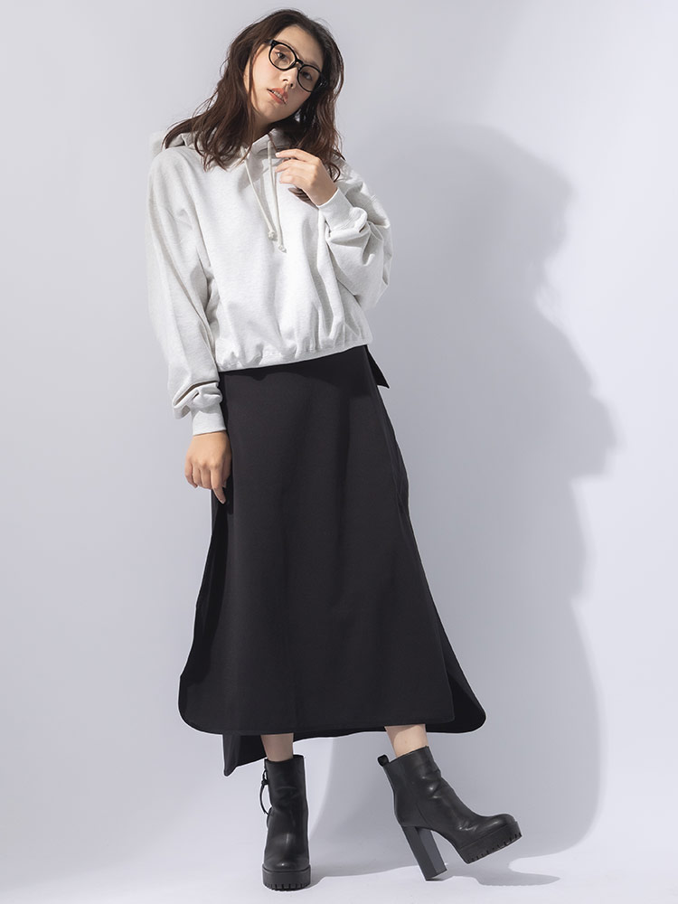 Y-3 ワイスリー スカート レディース ナイロンジャカード トラック