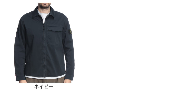 STONE ISLAND（ストーン アイランド） メンズ シャツジャケット 袖ロゴ