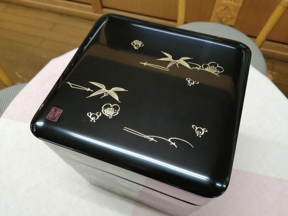 輪島塗 松竹梅沈金 四段重|石田漆器店|COREZO(コレゾ) これぞ北陸の