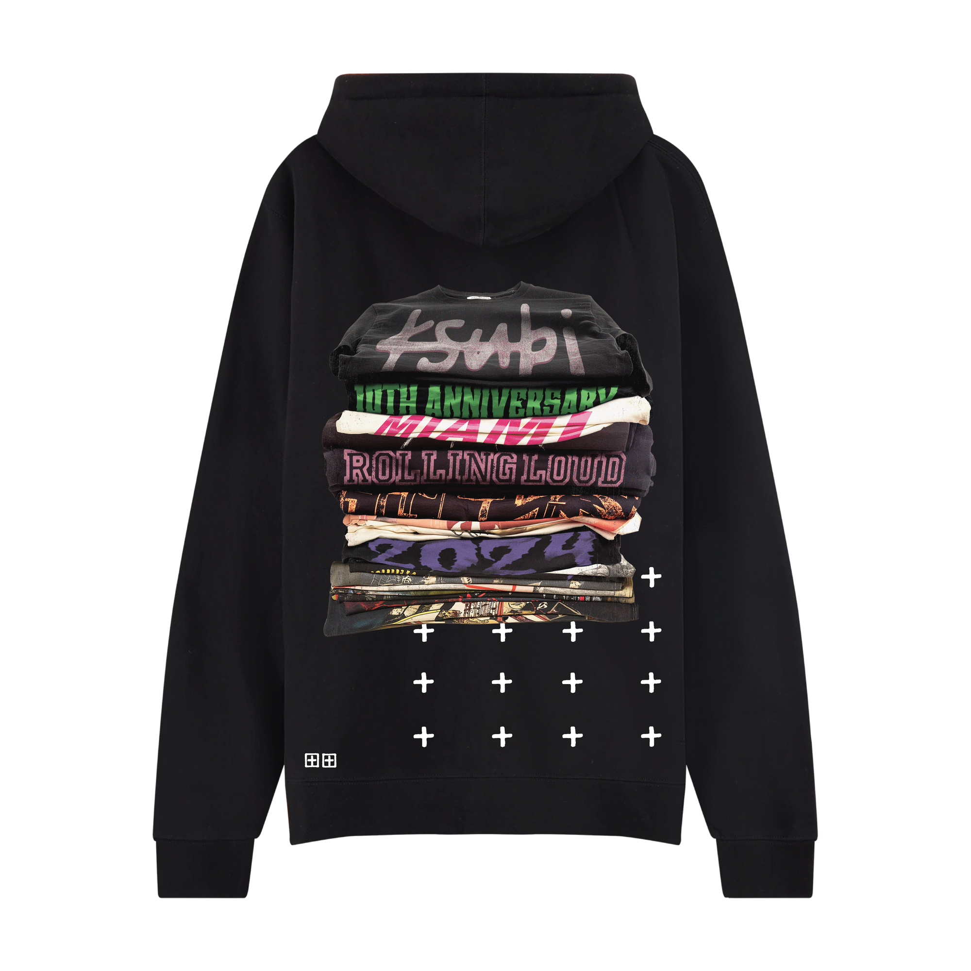 KSUBI x Rolling Loud Biggie Hoodie Jet Black | Rolling Loud