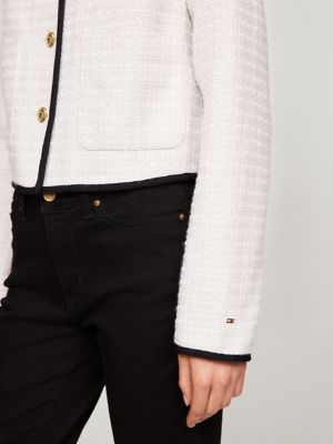 Cropped Tweed Jacket | Tommy Hilfiger Canada