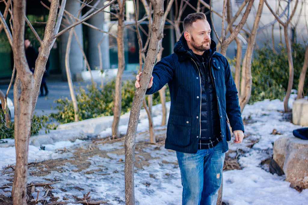 Barbour Japanese SL Bedale Pinstripe Jacket | Shayne Stephens