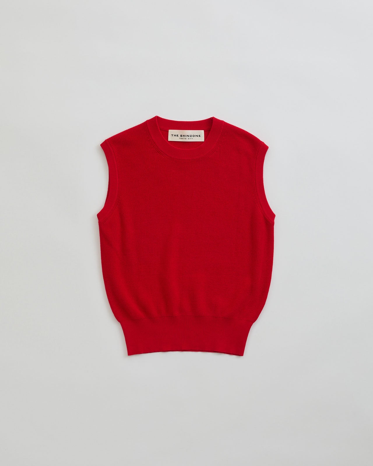 HIGH TWISTED COTTON KNIT VEST – Shinzone