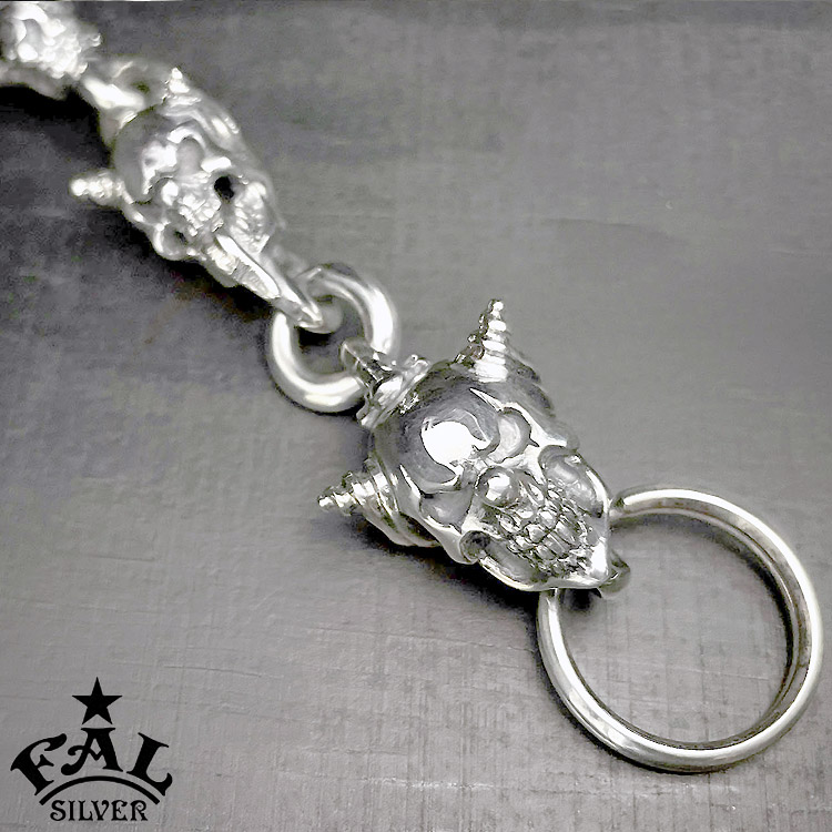 エフエーエル F.A.L FAL シルバー キーチェーン トリプル スウィル
