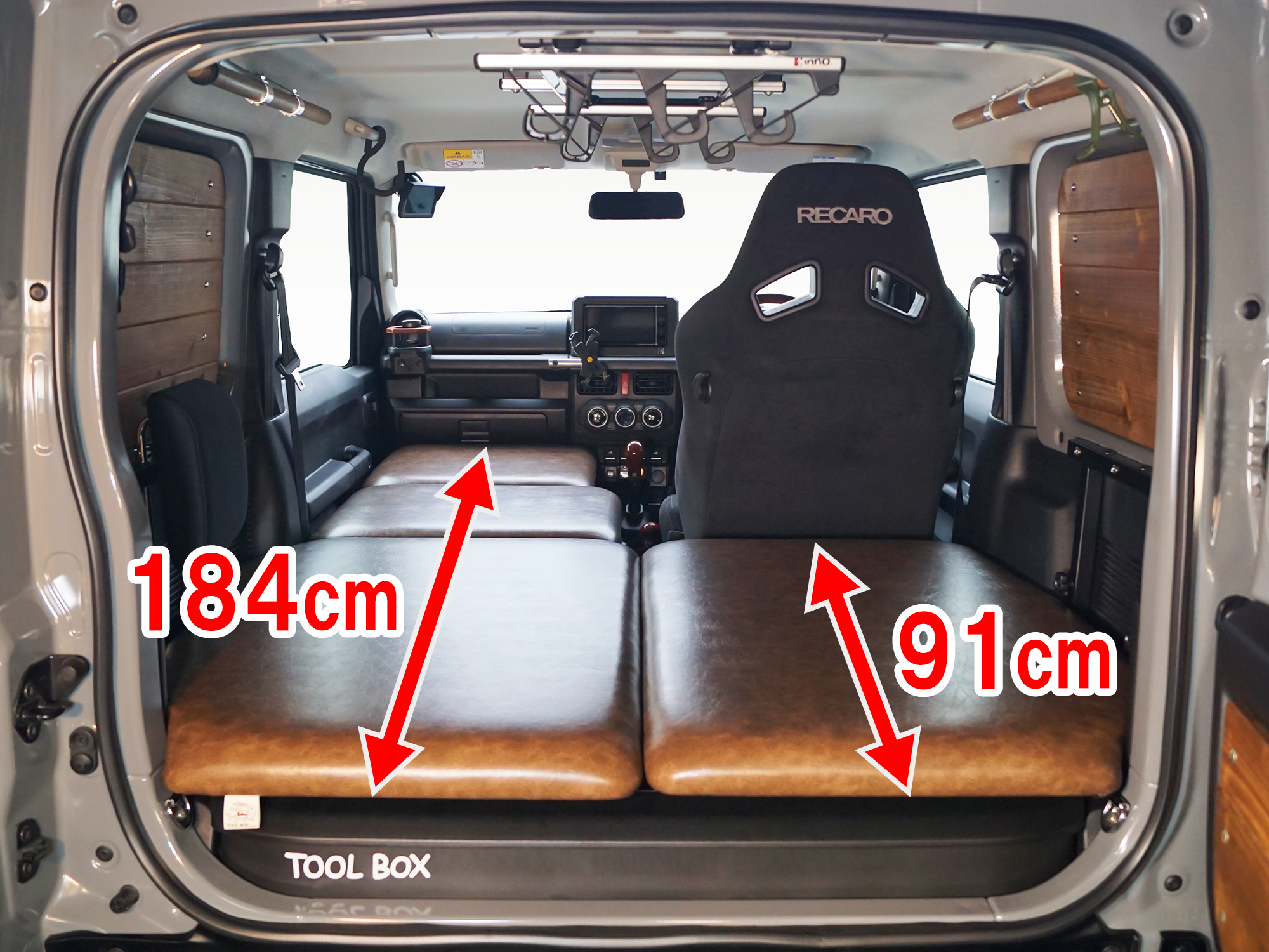 SUZUKI ジムニー JB64W(XC/XL)・JB74W(JC/JL)ベッドキット＜ロータイプ