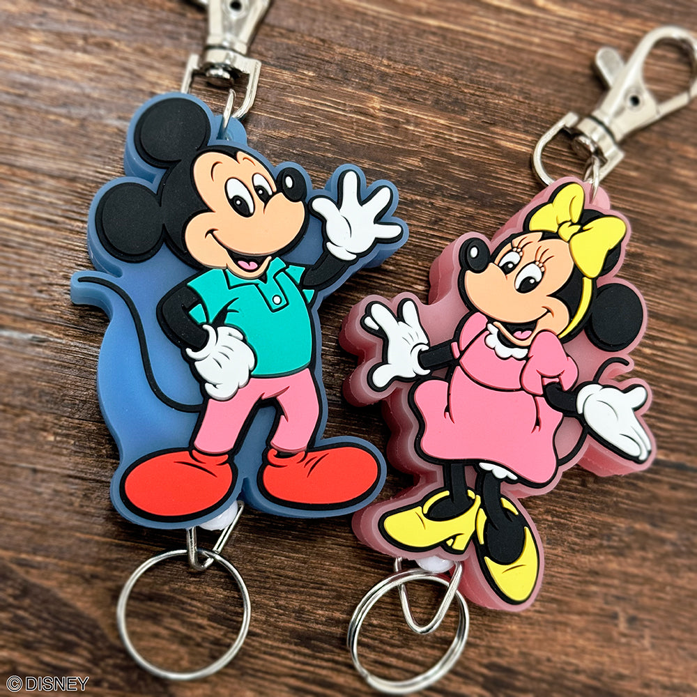 ディズニー ラバーリールキーホルダー（ミニーマウス） – きゃらマルシェ