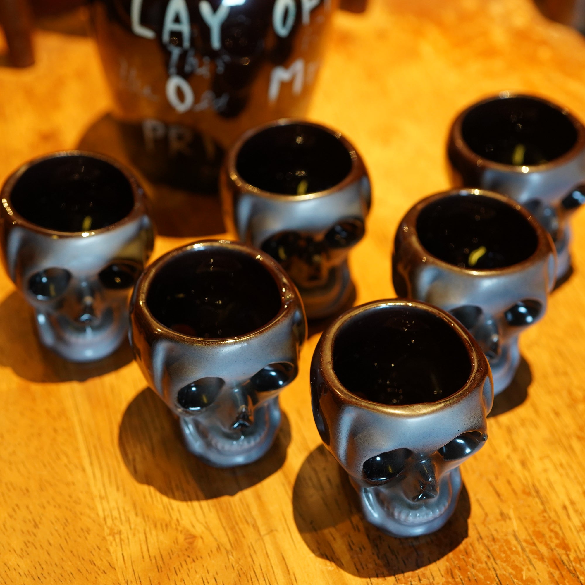 1950's スカルデキャンタ&ショットグラスセット – SK OLDIES