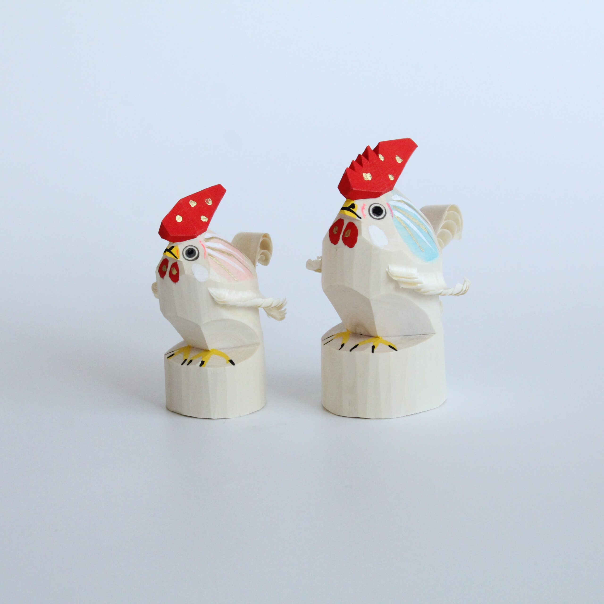 笹野一刀彫 ニワトリ／B中 - SONNE（ゾンネ）