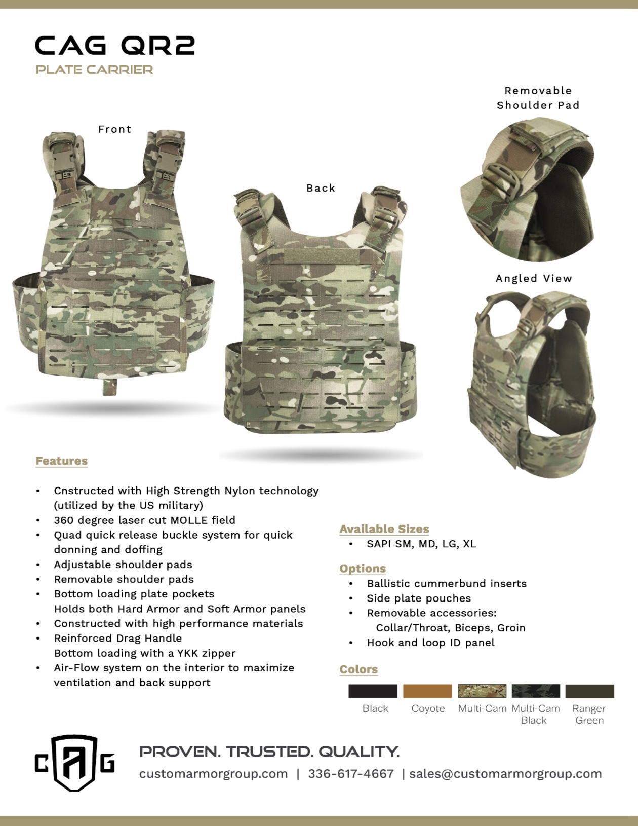 The MSV (Modular Scalable Vest) Gen II's NIJ Level IIIA