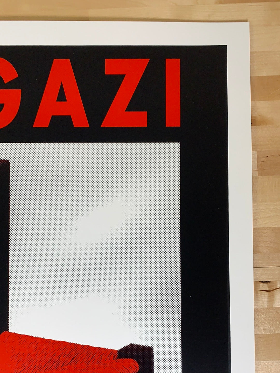 Fugazi - 1993 T.A.Z. poster Hollywood, CA Palladium 1st ed – Sold