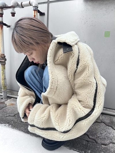 WOOL FUR FLIGHT JACKET 【stein】ST.629 | journal | sosite
