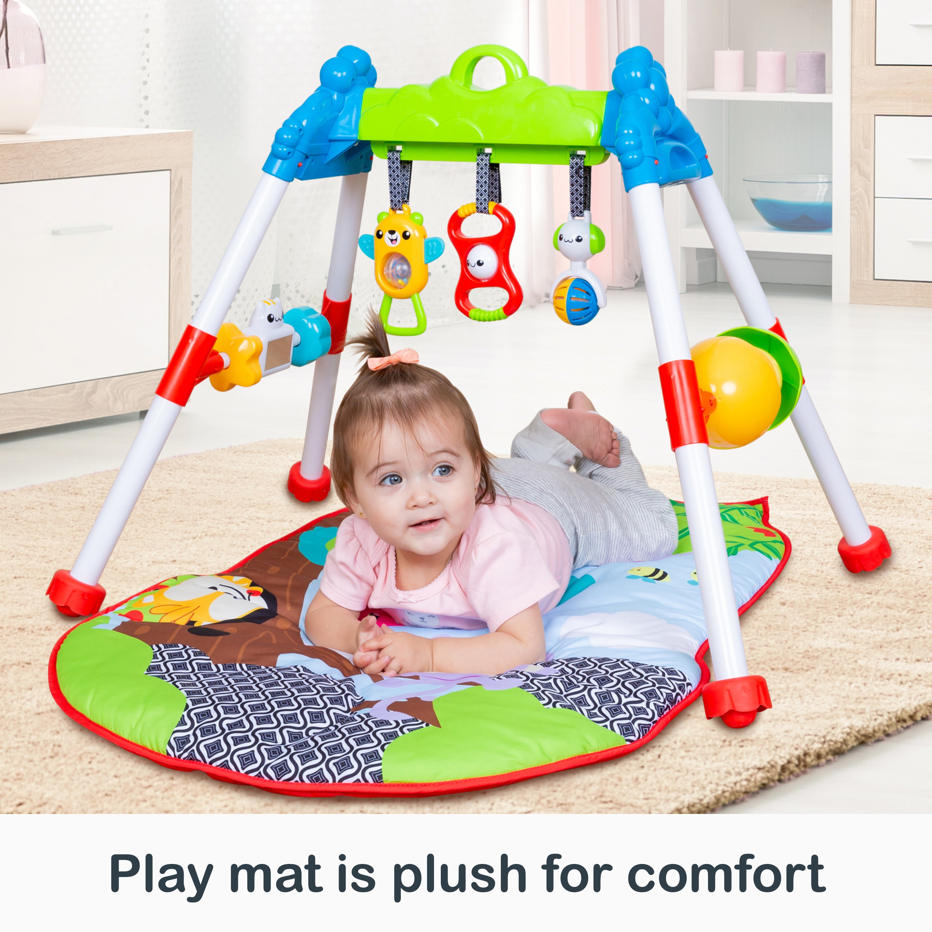 Smart Steps Jammin' Gym with Play Mat | Development and Learning