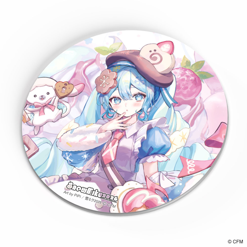 グッズ]SNOW MIKU 2026 コースターパブミラー｜SNOW MIKU 2026