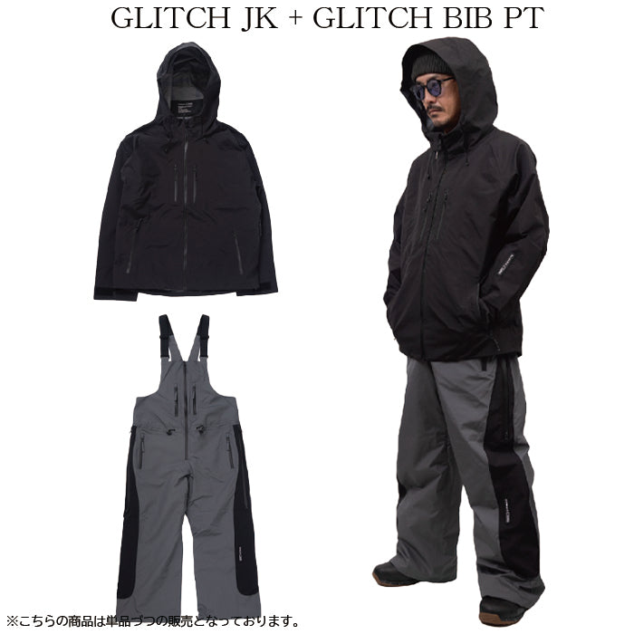 スノーボード ウェア ノマディック NOMADIK GLITCH JKT BLACK 日本正規品