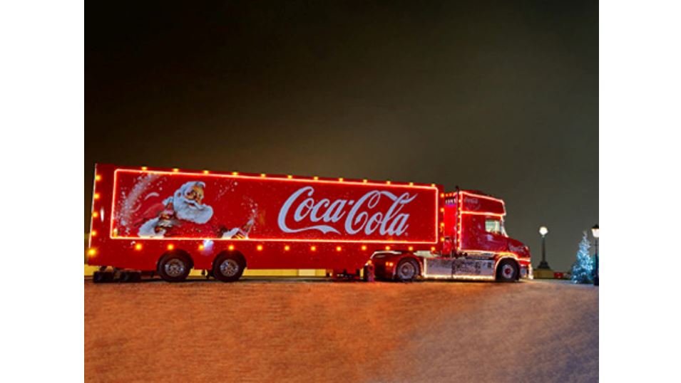 Xmasの風物詩 「コカ・コーラのクリスマストラック」に宿泊できるPR