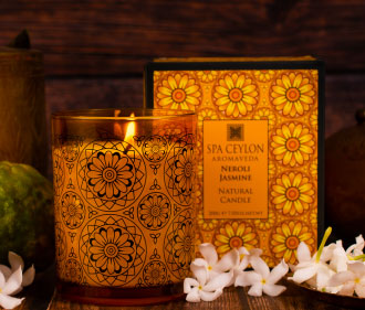 アロマ ヴェーダキャンドル / スパセイロン