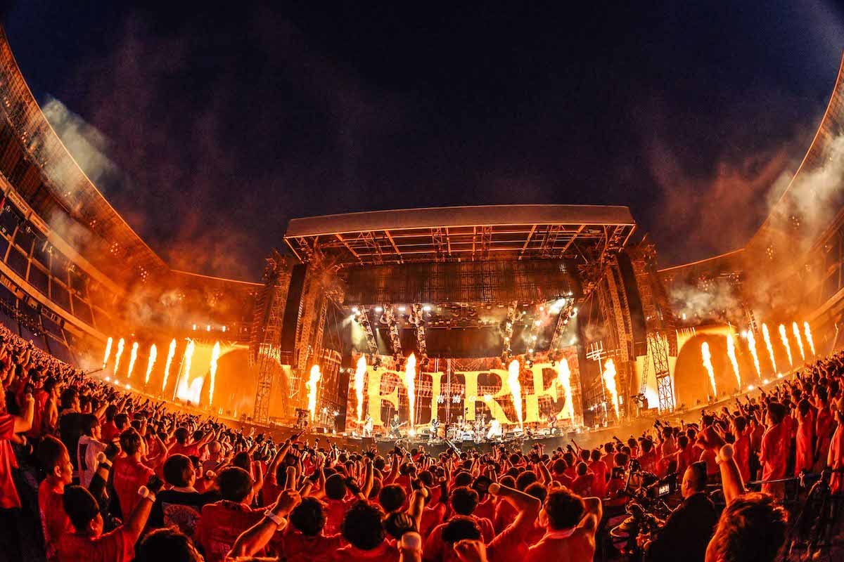 UVERworld、日産スタジアム2DAYS公演の模様を10月＆11月にWOWOWで独占