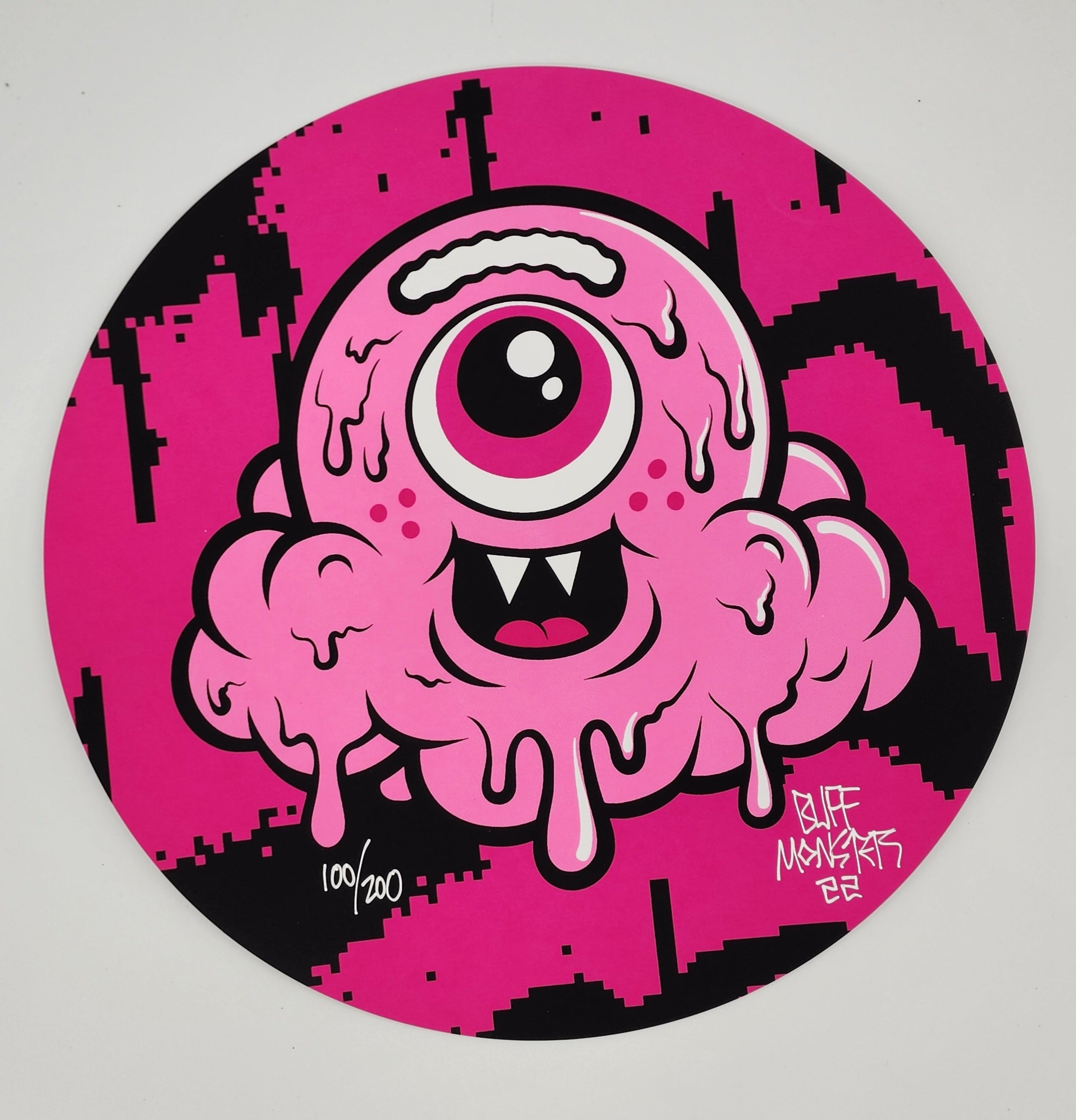 絵画 Buff Monster silkscreen BuffMonsterTheBeareroftheBoltS