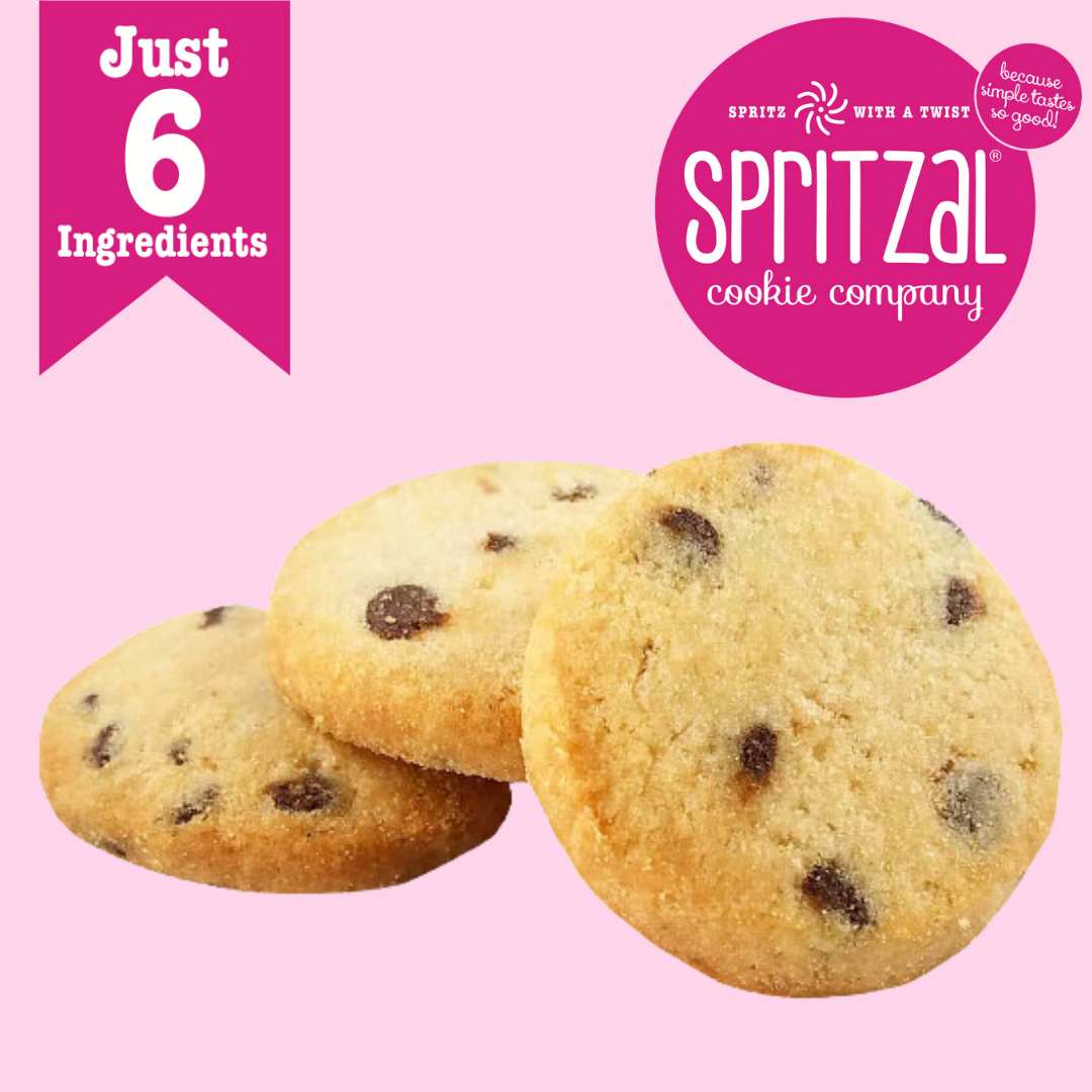 Almond Chocolatey Chip Shortbread - Cookies by Spritzal – Spritzal