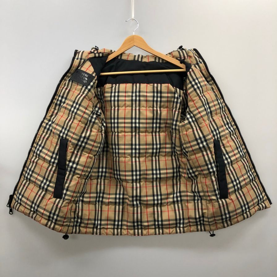 美品◇バーバリー ロンドン ダウンジャケット リバーシブル 白タグ