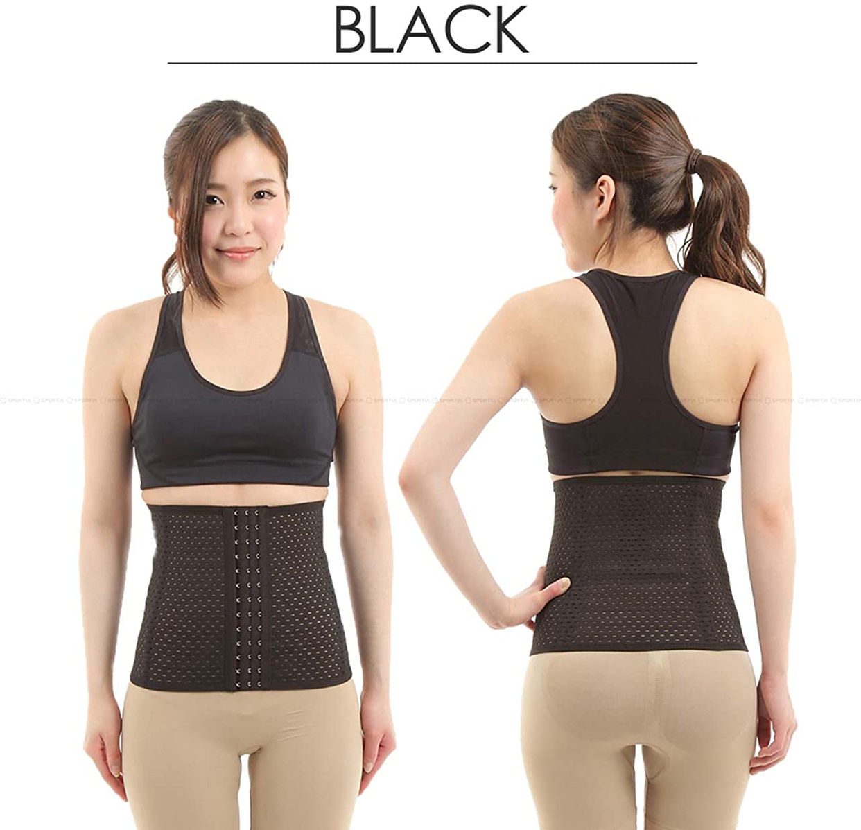 SPORTIA(スポーティア) ウエストニッパー コルセット ダイエット 瞬間