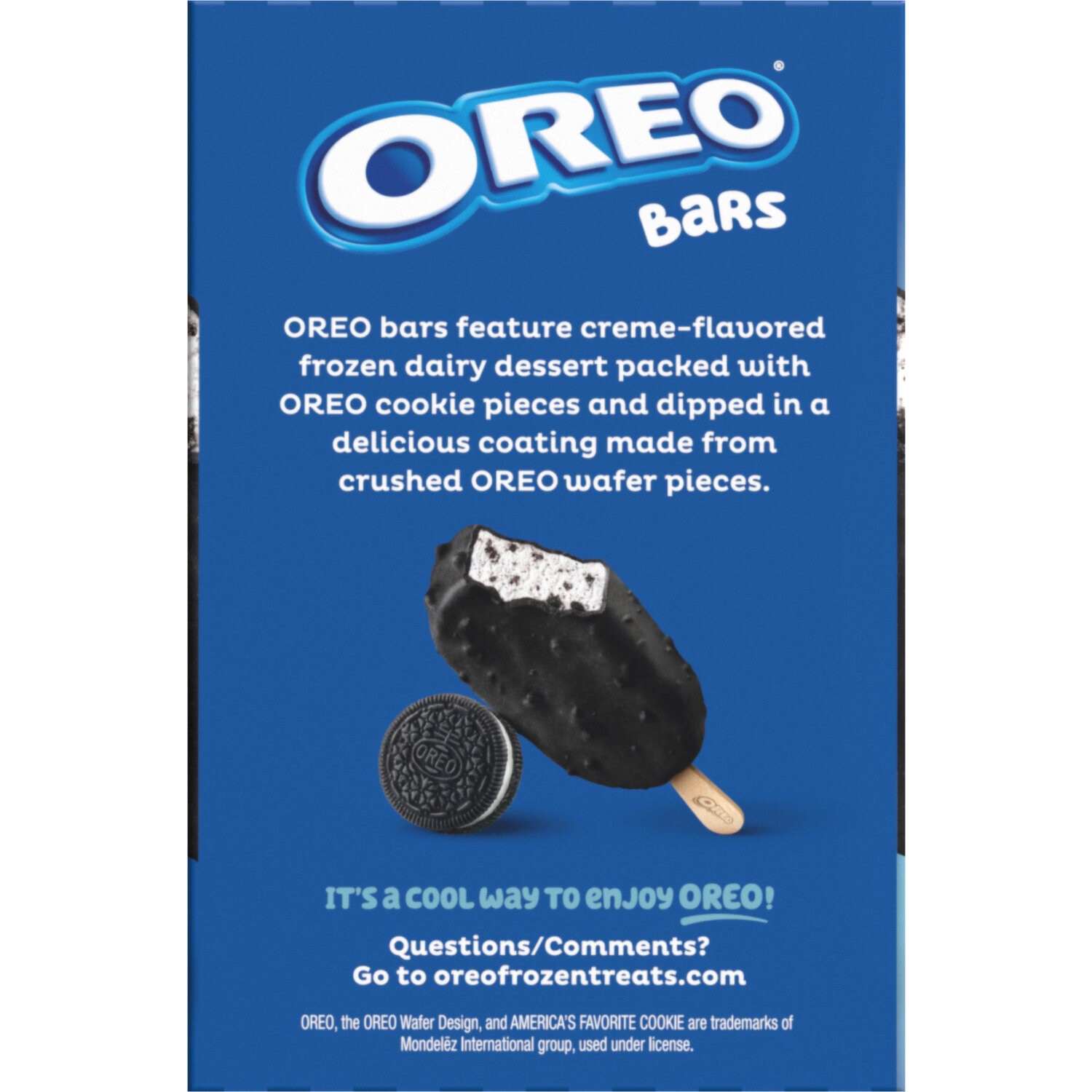 Oreo Frozen Dairy Dessert Bars, 15 Pack - Smart & Final