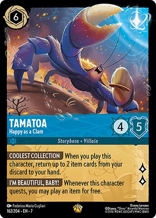 Tamatoa - Happy as a Clam #162 Prices | Lorcana Archazia's Island