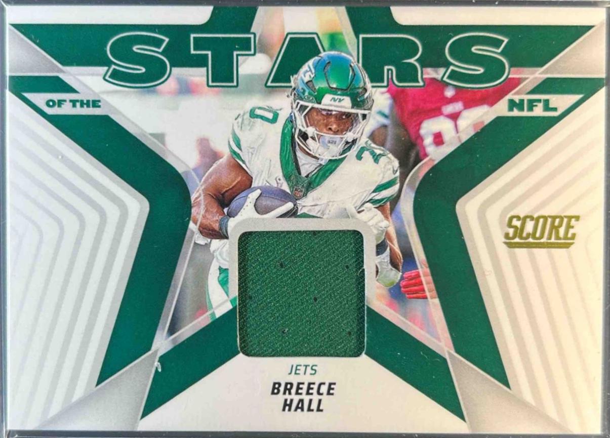 Breece Hall #37 Prices | 2025 Panini Score Stars of the NFL Jersey