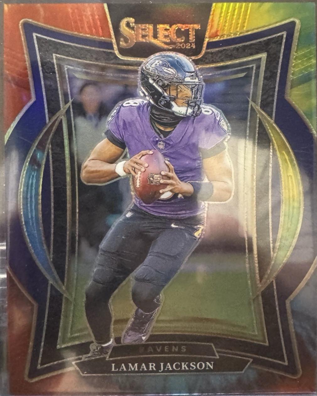 Lamar Jackson [Tie-Dye Prizm] #35 Prices | 2024 Panini Select