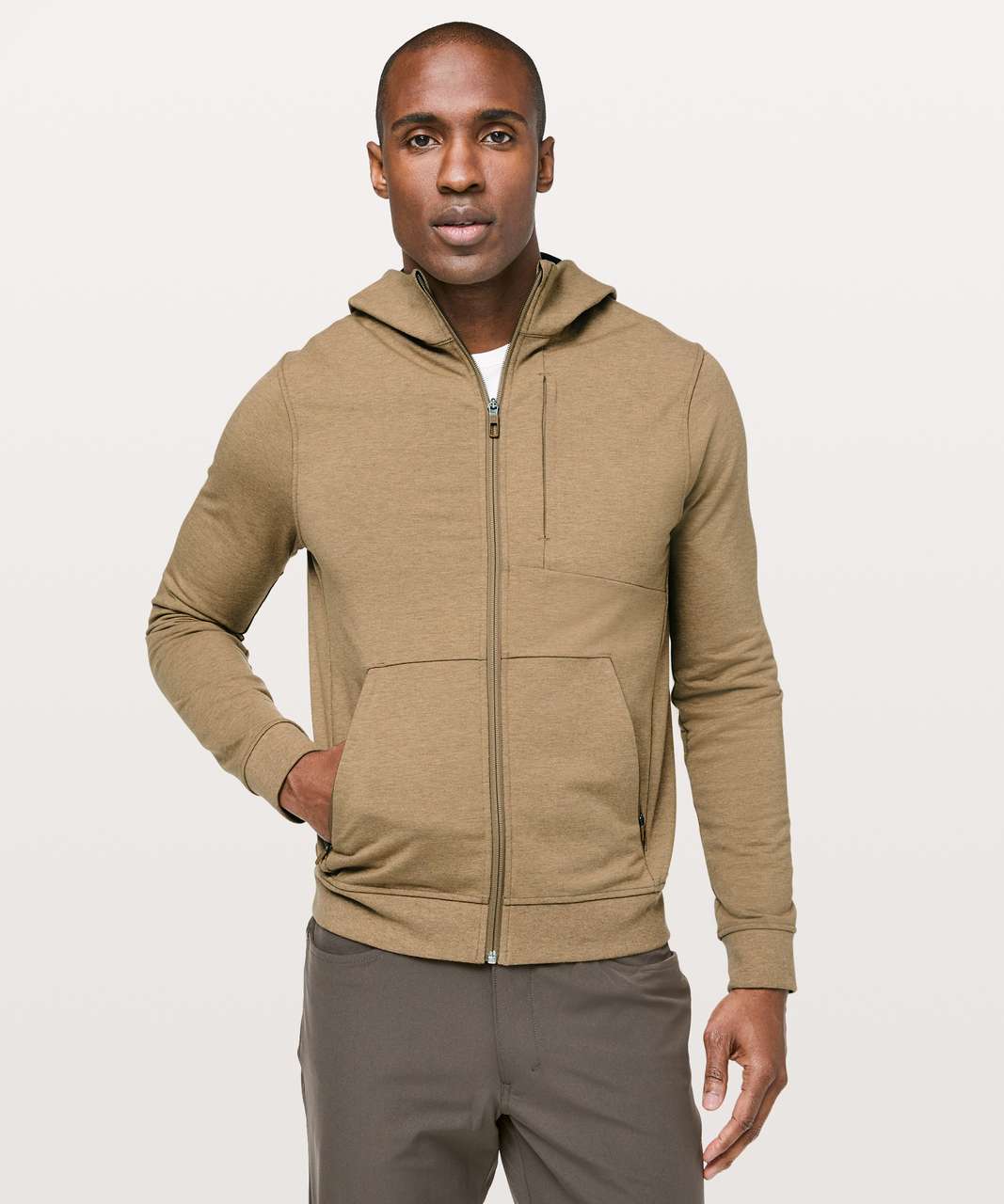 Lululemon City Sweat Zip Hoodie - Heathered Frontier - lulu fanatics