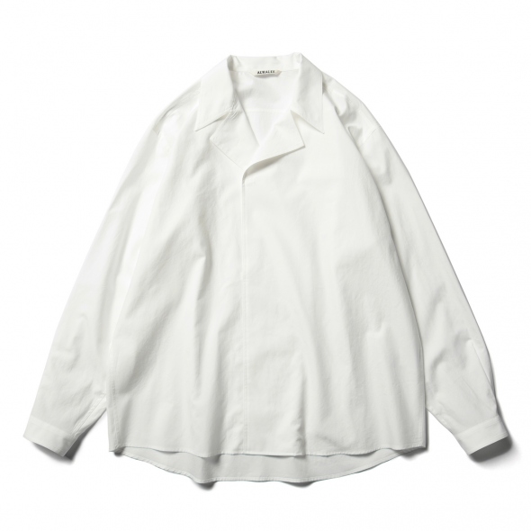 AURALEE / オーラリー | WASHED FINX TWILL P/O SHIRTS (メンズ