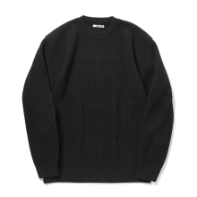 AURALEE / オーラリー | SUPER FINE WOOL RIB KNIT P/O (メンズ