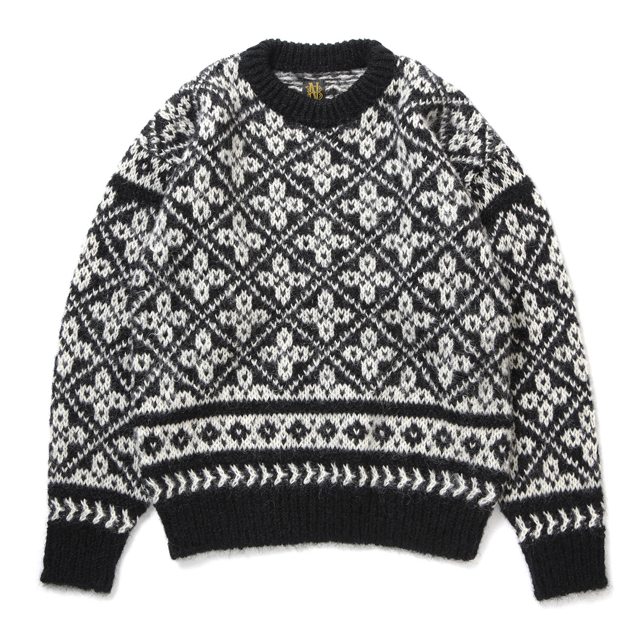 BATONER / バトナー | MOHAIR LATOVIAN CREW NECK (レディース