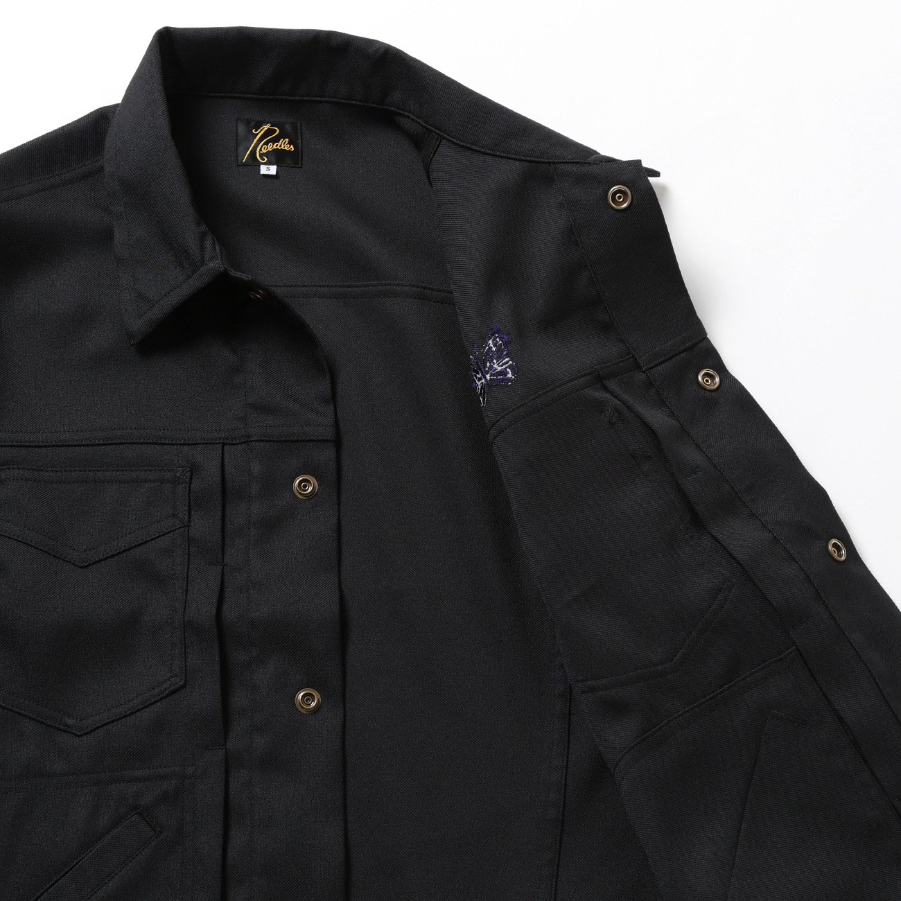 Needles / ニードルズ | Penny Jean Jacket - Poly Twill - Black