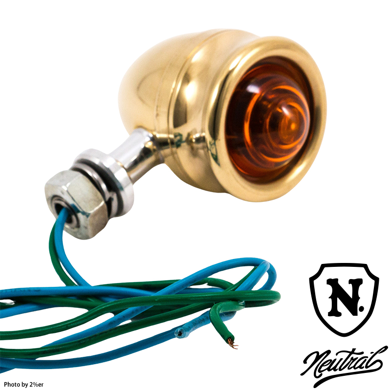 ブラス削り出しバレットウインカー 4個セット / 2％er オフィシャル