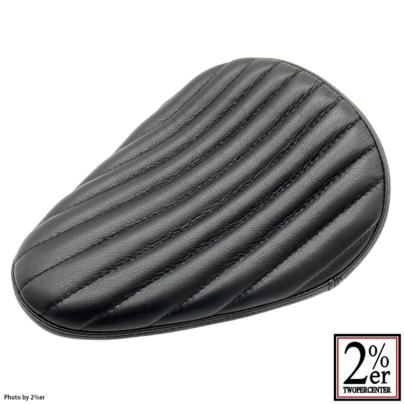 本革 STDソロサドルシート/ピリオンパッドセット / 2％er オフィシャル
