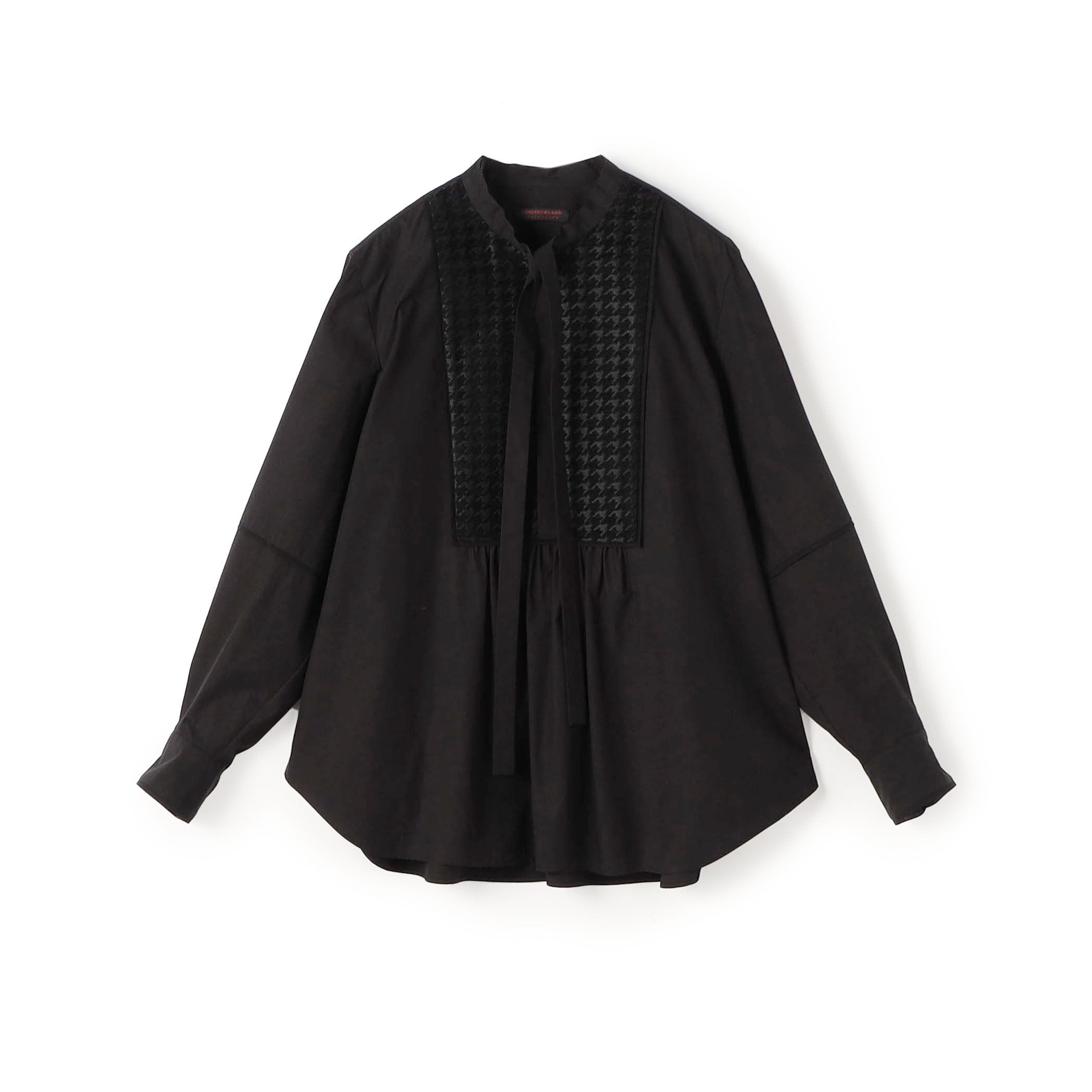 ブラックコンビネーション ボウタイブラウス｜トゥモローランド 公式通販