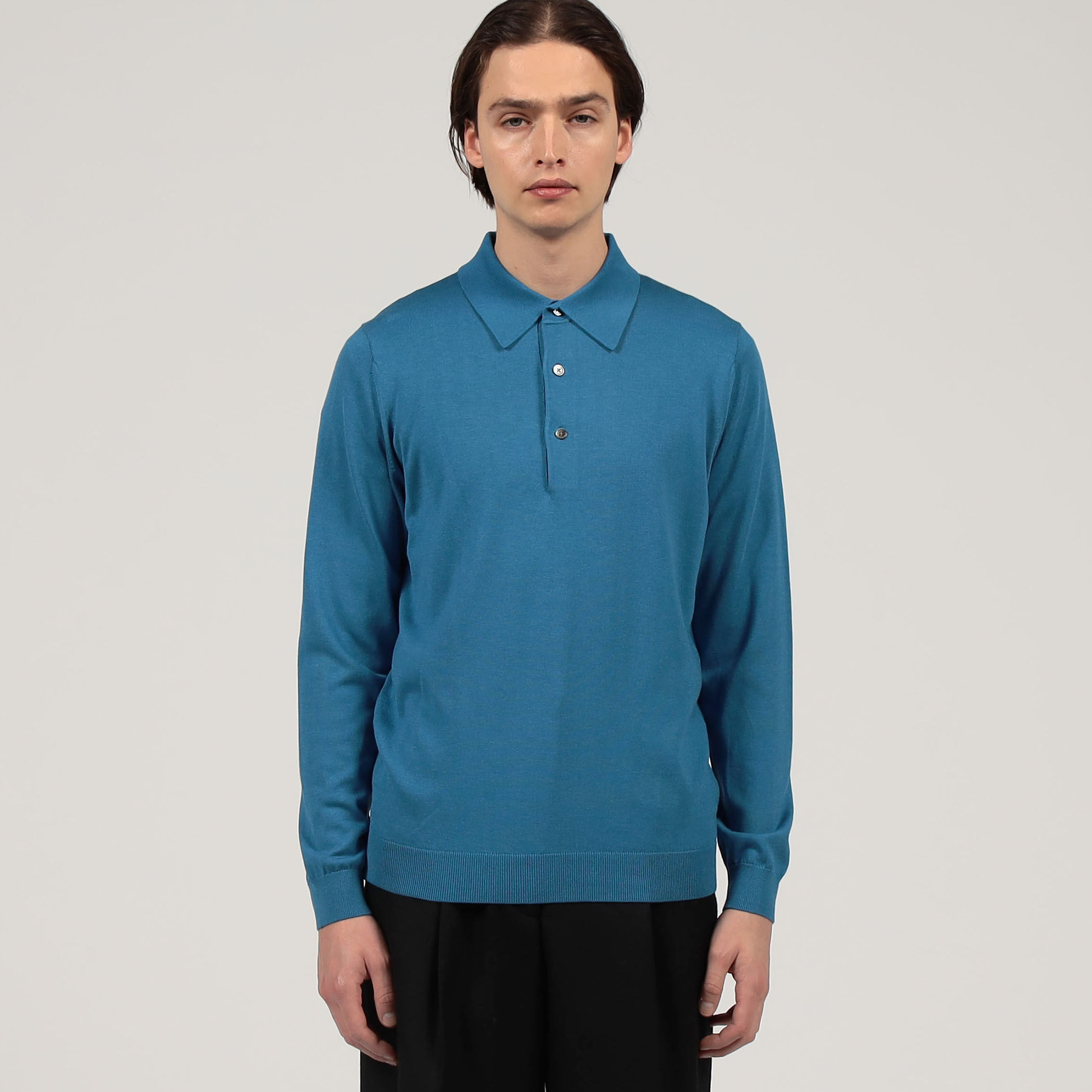 シルクコットン ニットポロシャツ｜トゥモローランド 公式通販