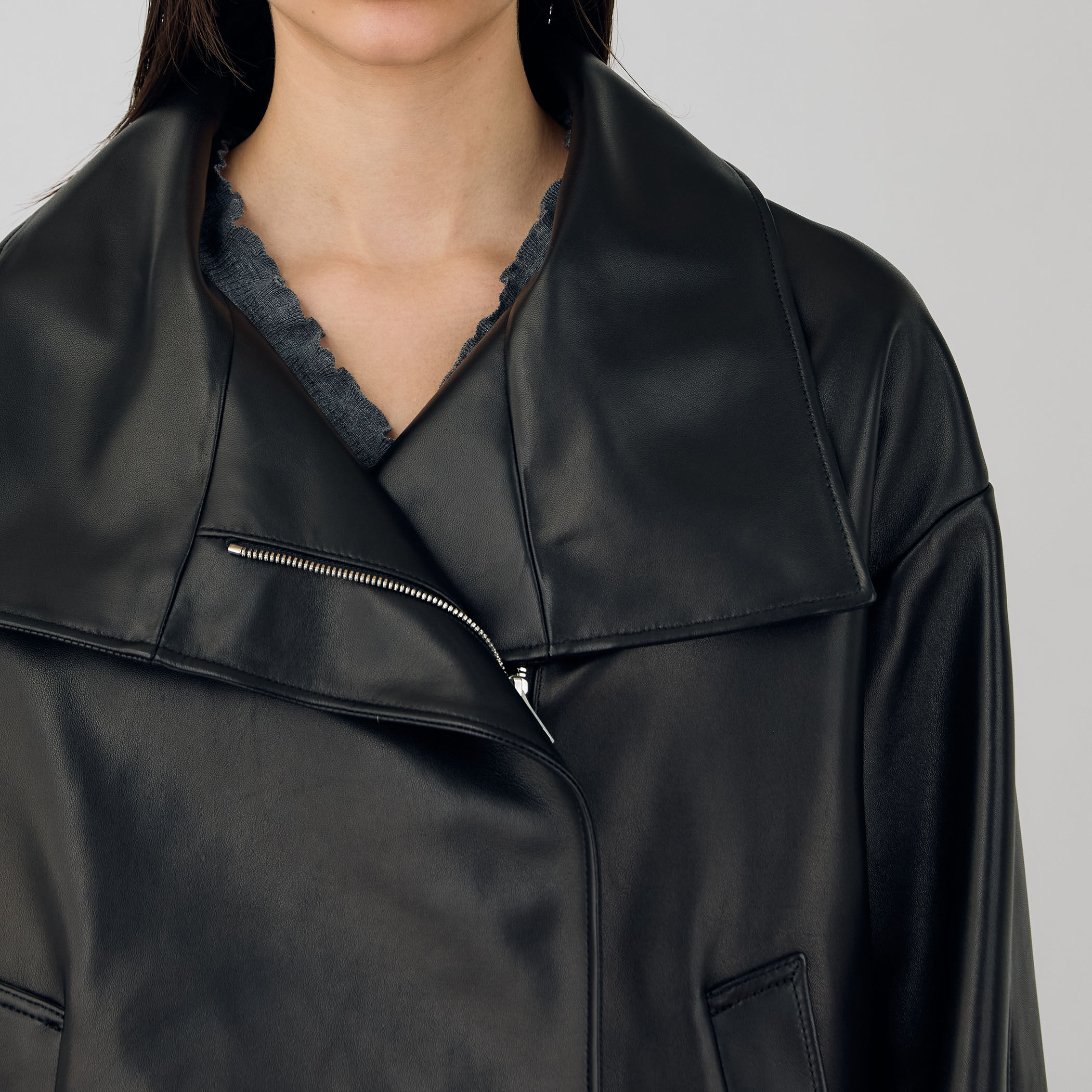 レザー ライダースブルゾン｜トゥモローランド 公式通販