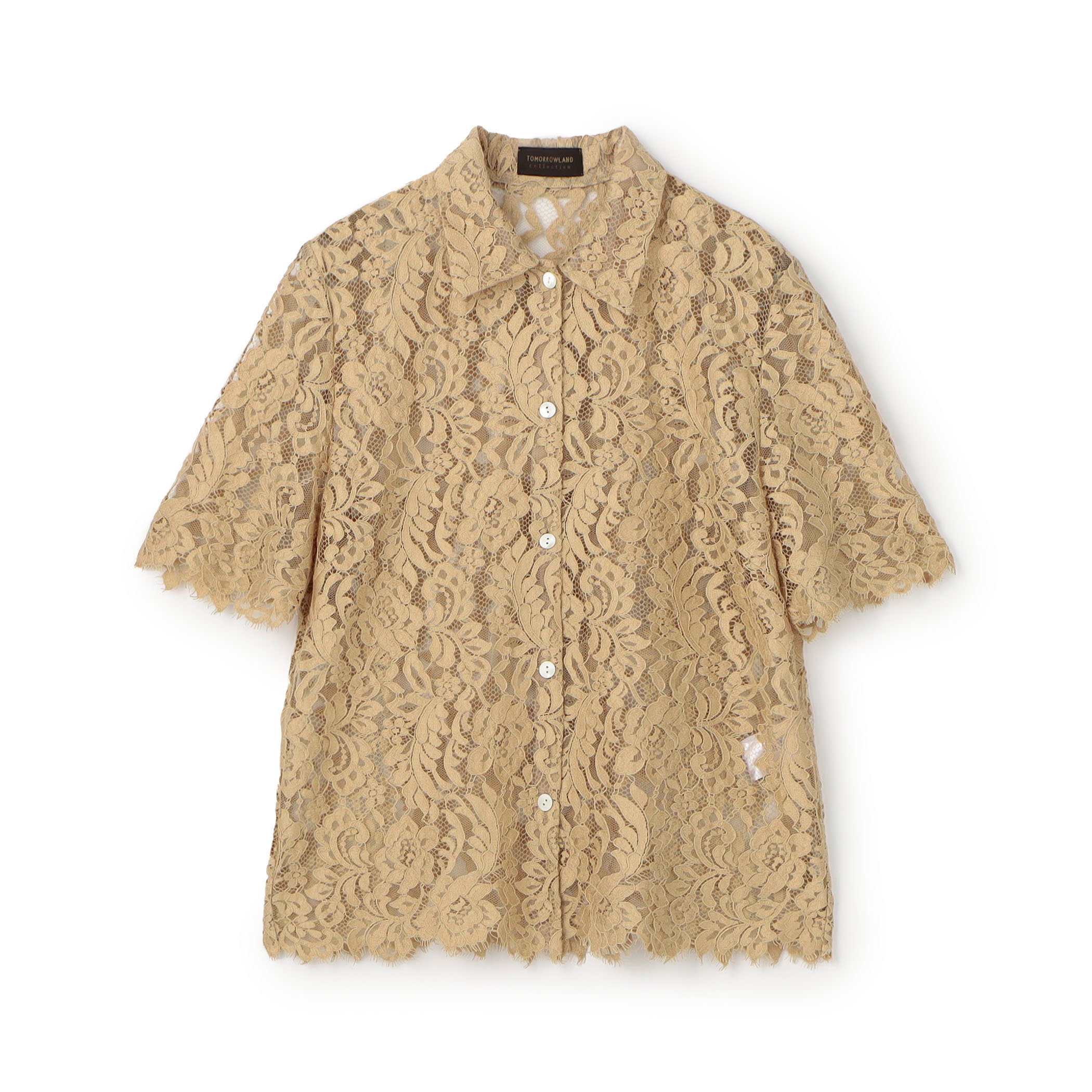 コードレース ハーフスリーブブラウス｜トゥモローランド 公式通販