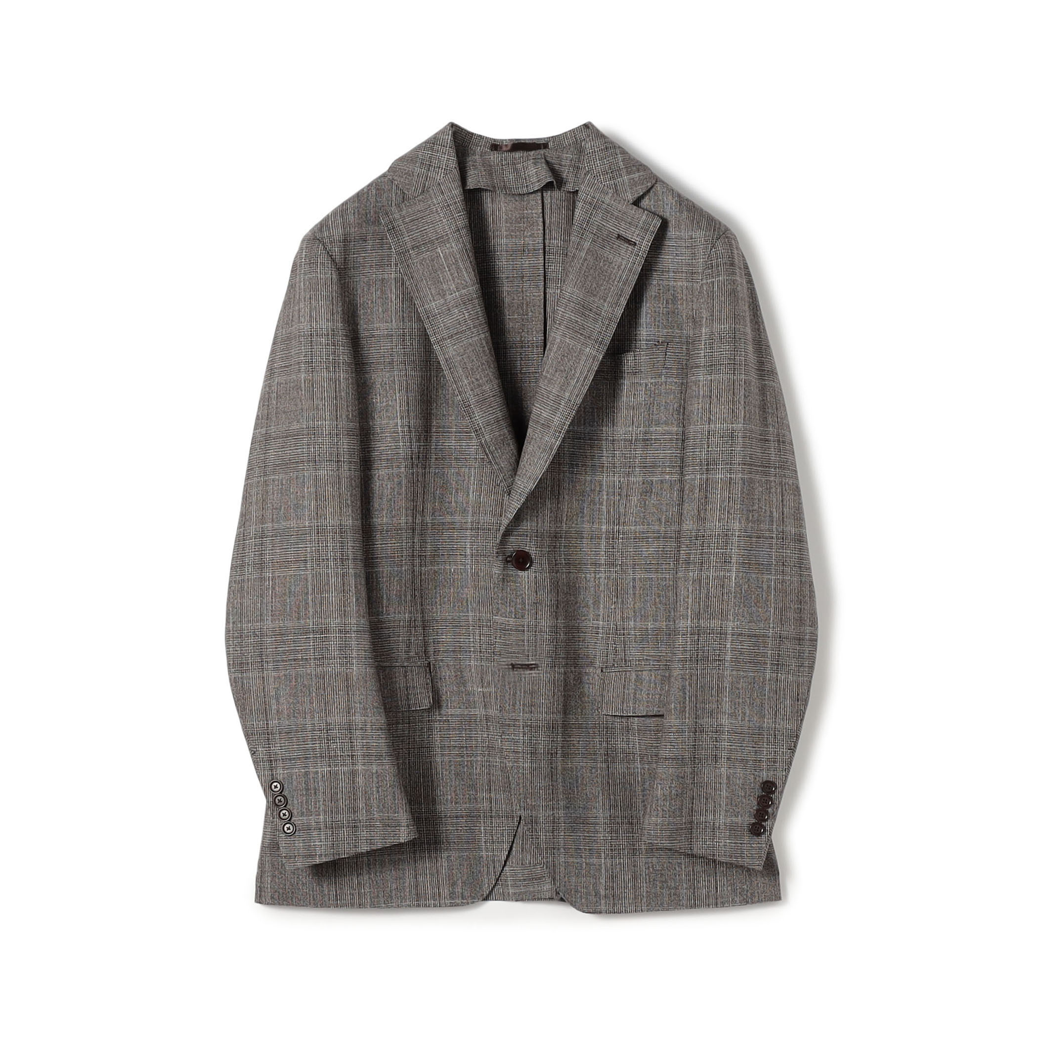 SUMMER TIME ウールシルクリネン シングルブレステッド 2Bジャケット