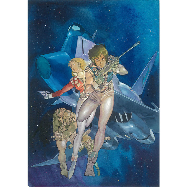 限定30部】安彦良和 複製原画『クラッシャージョウ』 出版社：復刊