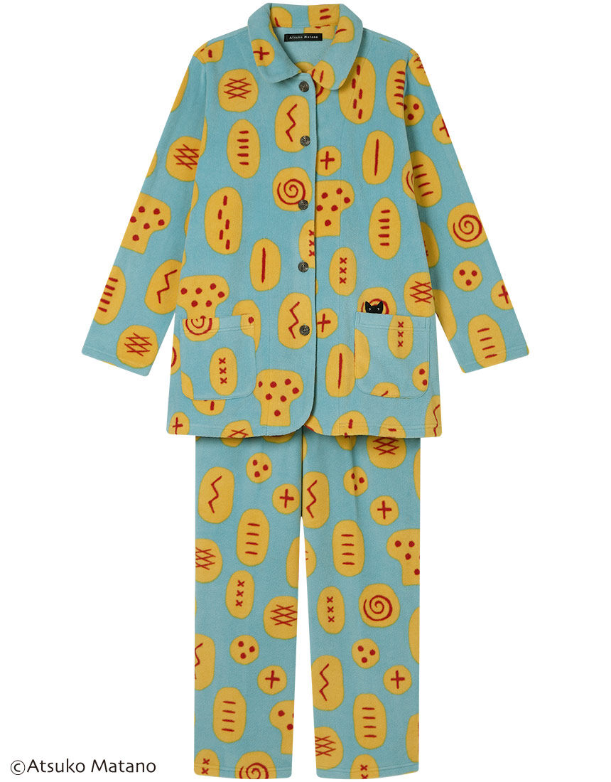アツコマタノ とてもあたたかなマイクロフリース素材を使用 パジャマ