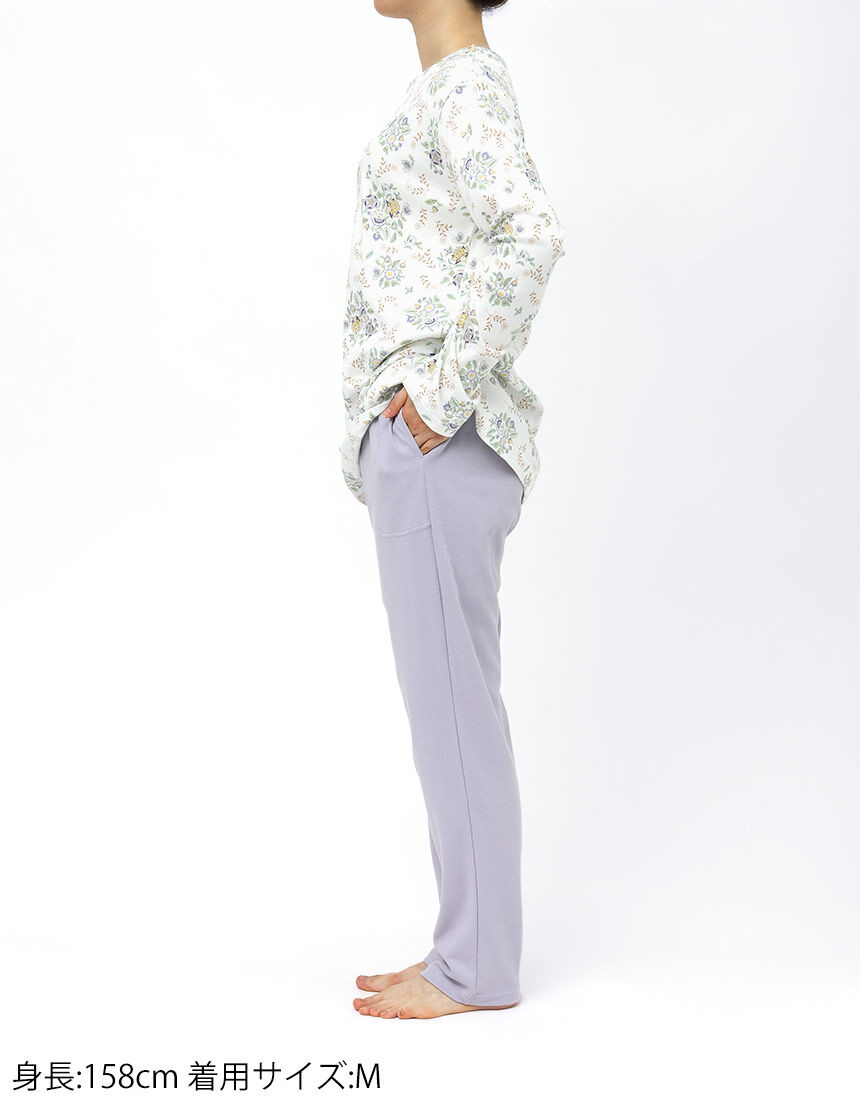 ワコール_リラックス＆スリープ 【綿100％】あったか パジャマ